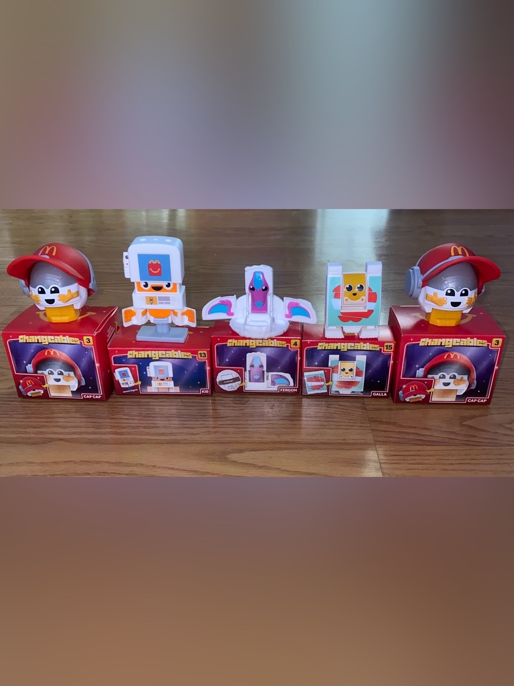 McDonald's Changeables Toy Figures - lot of 5